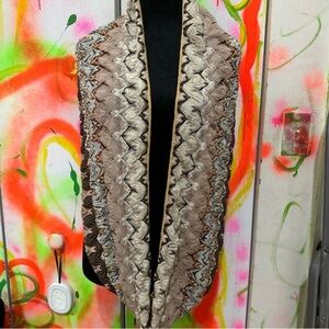 Missoni Earthy Zigzag Knit Accessory